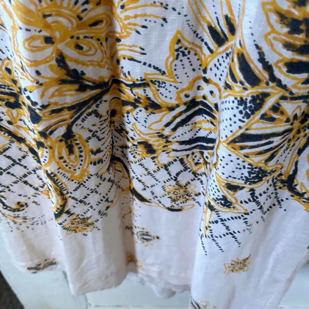 Free People Cream and Yellow Floral Jumpsuit - Picture 7 of 12